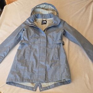 EUC The North Face Women's Light Blue Jacket, Size S.